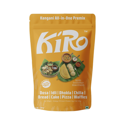 Kiro Kangani (Foxtail Millet) All-in-One Premix 300 g pouch for dosa, idli and dhokla