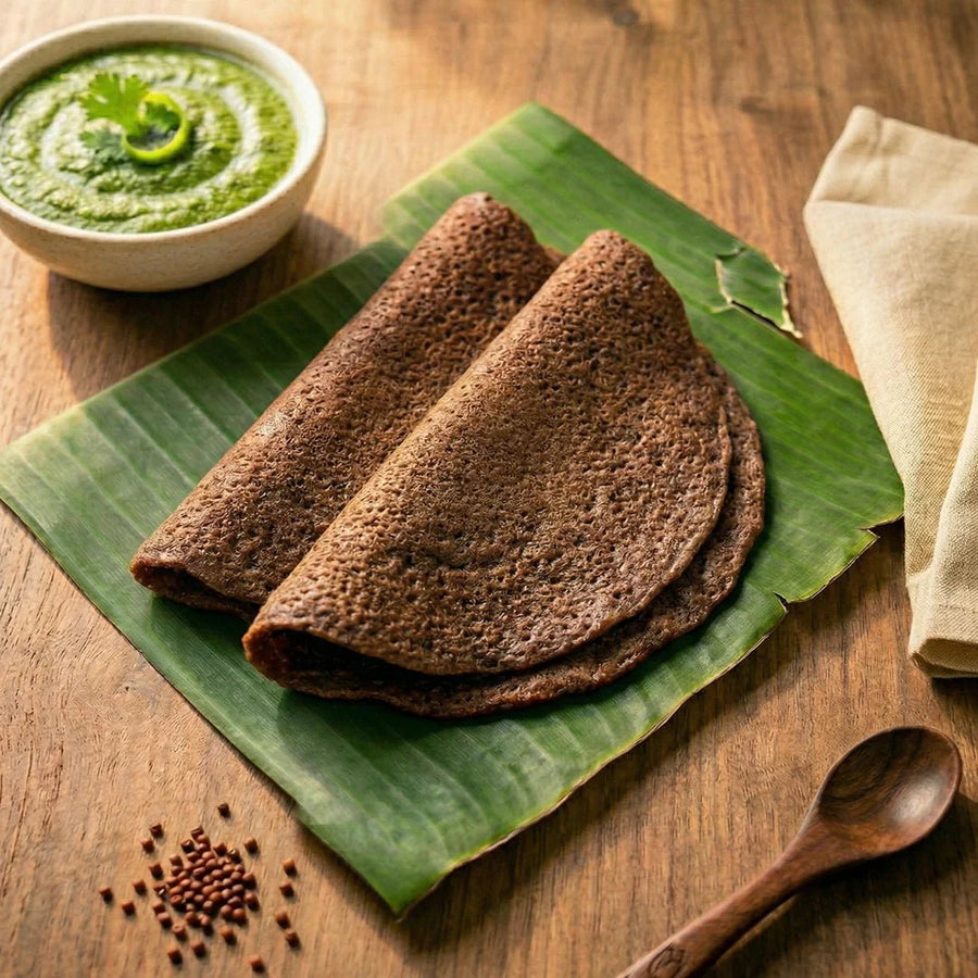 Ragi Chilla Recipe — Crispy Millet Chilla in Under 10 Minutes - KIRO Millet Premix — Ragi, Kutki & Kangni