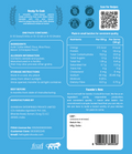 Kiro Kutki All-in-One Premix 300g pouch, back of pack with ingredients, nutrition facts and FSSAI licence